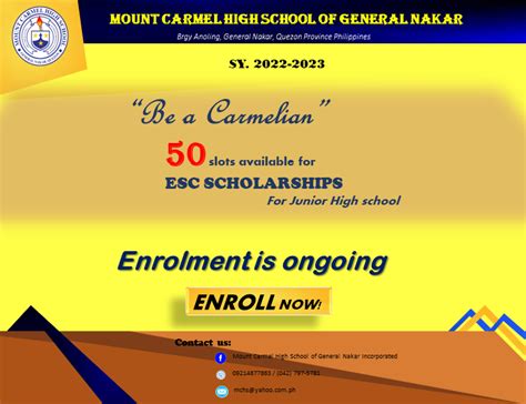 interviews are held during Term 2 and offers of <strong>enrolment</strong> are made at the end of Term 2. . Mount carmel high school enrollment